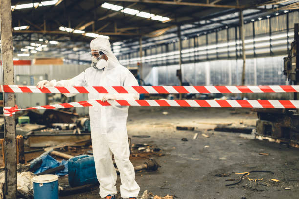 Professional Infectious Disease Decontamination technician working in Marble Hill, GA